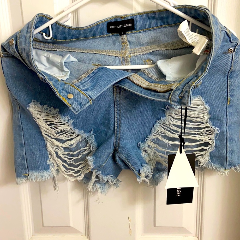 NWT PLT JEAN SHORTS